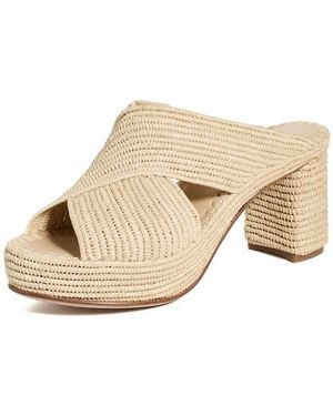 Carrie Forbes Mani Platform Sandals - Natural