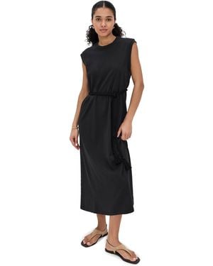 The Great The Square Tee Dress - Black