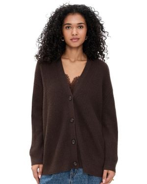 Jenni Kayne Cashmere Cocoon Cardigan - Black