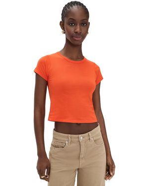 ÉTERNE Short Sleeve Baby Tee - Red