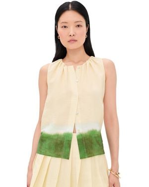 Vince Dip-Dye Top - Green
