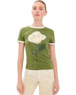 Acne Studios Rose Tee - Green