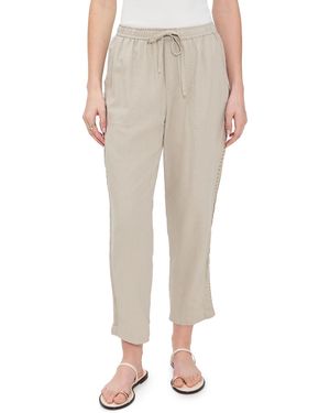 Splendid Angie Straight Crochet Pants - Natural