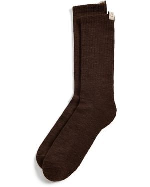 Comme Si The Merino Tube Socks - Brown