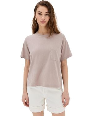 Jenni Kayne Vintage Pocket Tee - Gray