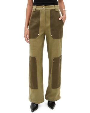 Cult Gaia Wynn Pants - Green