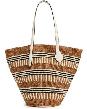 Liffner Straw Basket Bag - White