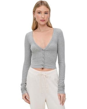 ÉTERNE Cropped Cardigan - Black