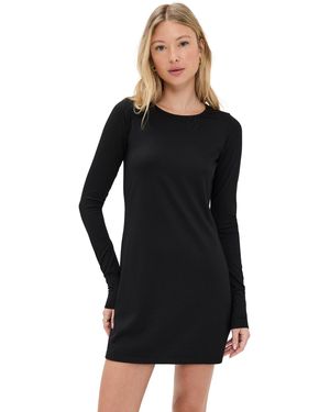 Les Tien Mila Long Sleeve Mini Dress - Black