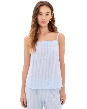 DONNI. The Eyelet Pop Shell Camisole - White