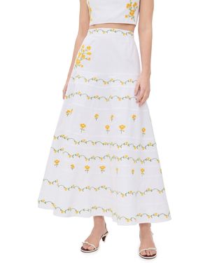 FANM MON Derya Skirt - White