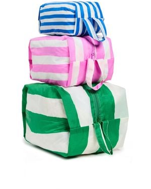 BAGGU 3D Zip Set - Green