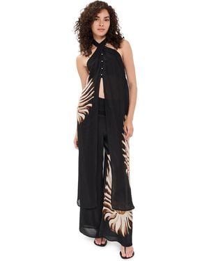 FARM Rio Ammonite Tunic - Black