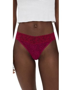 Hanky Panky Gingerbread House Original Thong - Red