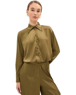 Le Bos Winnie Thong Bodysuit - Green