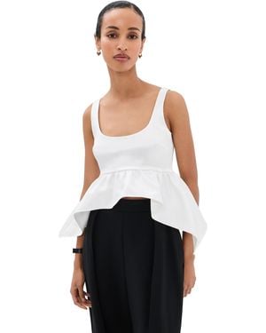 Azeeza Esme Satin Top - Black