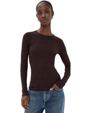 Agolde Delphi Slim Tee - Black