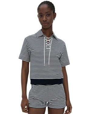 ALIGNE Arlo Stripe Top - Blue