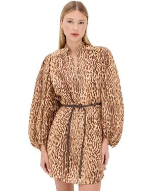 ワンピース Zimmermann Cascadian Tunic Dress Brown Zimmermann Cascadian Tunic Dress | Shopbop