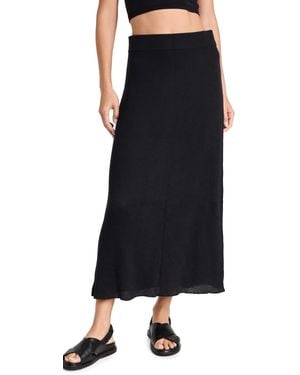 LeKasha Panasie Cashmere Skirt - Black