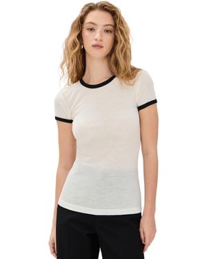 BITE STUDIOS Two Tone Tee - White