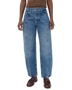 La Ligne Seamed Marilyn Jeans - Blue
