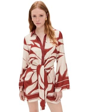 Seven Wonders Arlette Sleeved Mini Dress - Red
