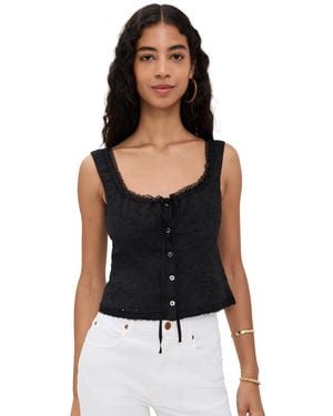 STAUD Lou Top - Black