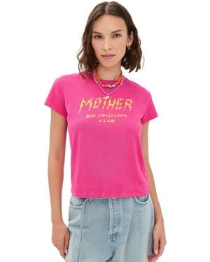 Mother The Lil Sinful T-Shirt - Pink