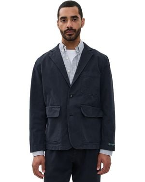 KNICKERBOCKER Lane Cotton Twill Suit Jacket - Blue