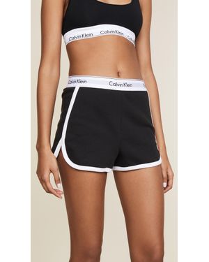 Calvin Klein Modern Cotton Sleep Shorts - Black