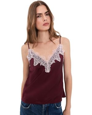 Cami NYC Annika Silk Camisole - Red