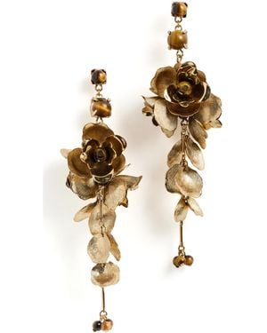 Shashi Gardenia Earrings - White