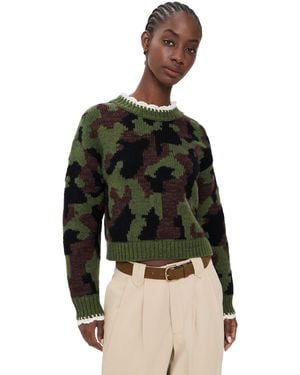 Sea Channing Crew Neck Sweater - Black
