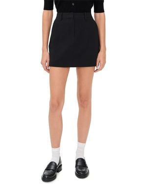 Theory Mini Trouser Skirt - Black