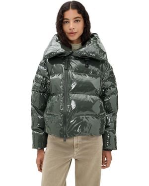 Rains Alta Vision Short Puffer Jacket - Green