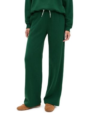 Polo Ralph Lauren Arctic Fleece Knit Open Ankle Sweatpants - Green