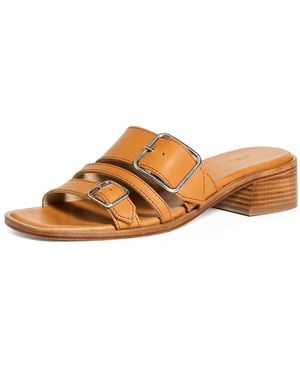 A.P.C. A. P.c. Mules Aly A Talon Sandals - Multicolor