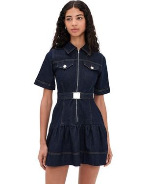 ALIGNE Amanda Denim Mini Dress - Blue