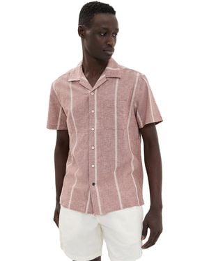 Taylor Stitch Hawthorne Striped Shirt - Pink