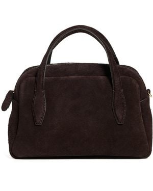 Madewell Suede Satchel - Black