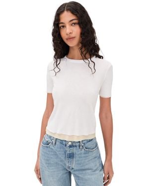 B Sides Double Tee - White