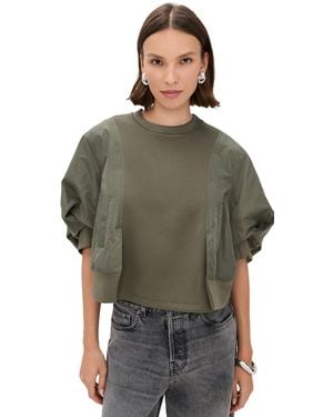 MEIMEIJ Combo Cropped Top - Green