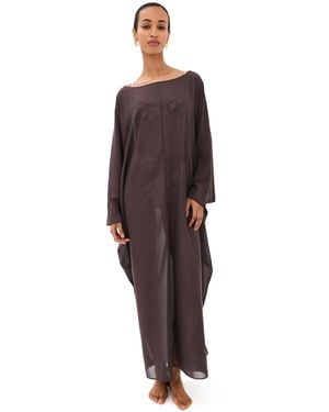 STAUD Nour Coverup Dress - Brown