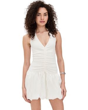 Bec & Bridge Freya Bubble Mini Dress - White