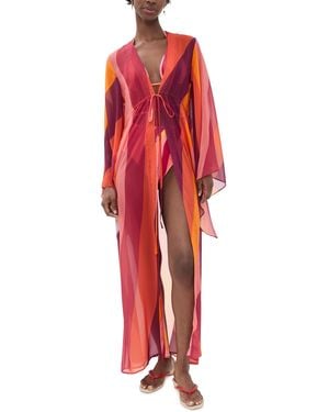 Diarrablu Sirene Coverup Kimono - Red