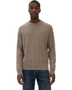 Theory Hilles Crew Neck Sweater - Brown
