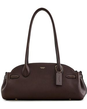 COACH Super Soft Empire Carryall 34 Shoulder Bag - White