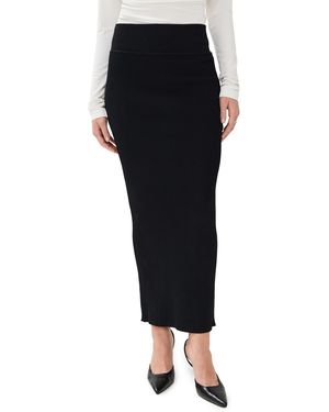 Wardrobe NYC Closet. Nyc Matte Column Skirt - Black