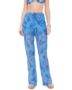 MINKPINK Jeanne Drawstring Pants - Blue